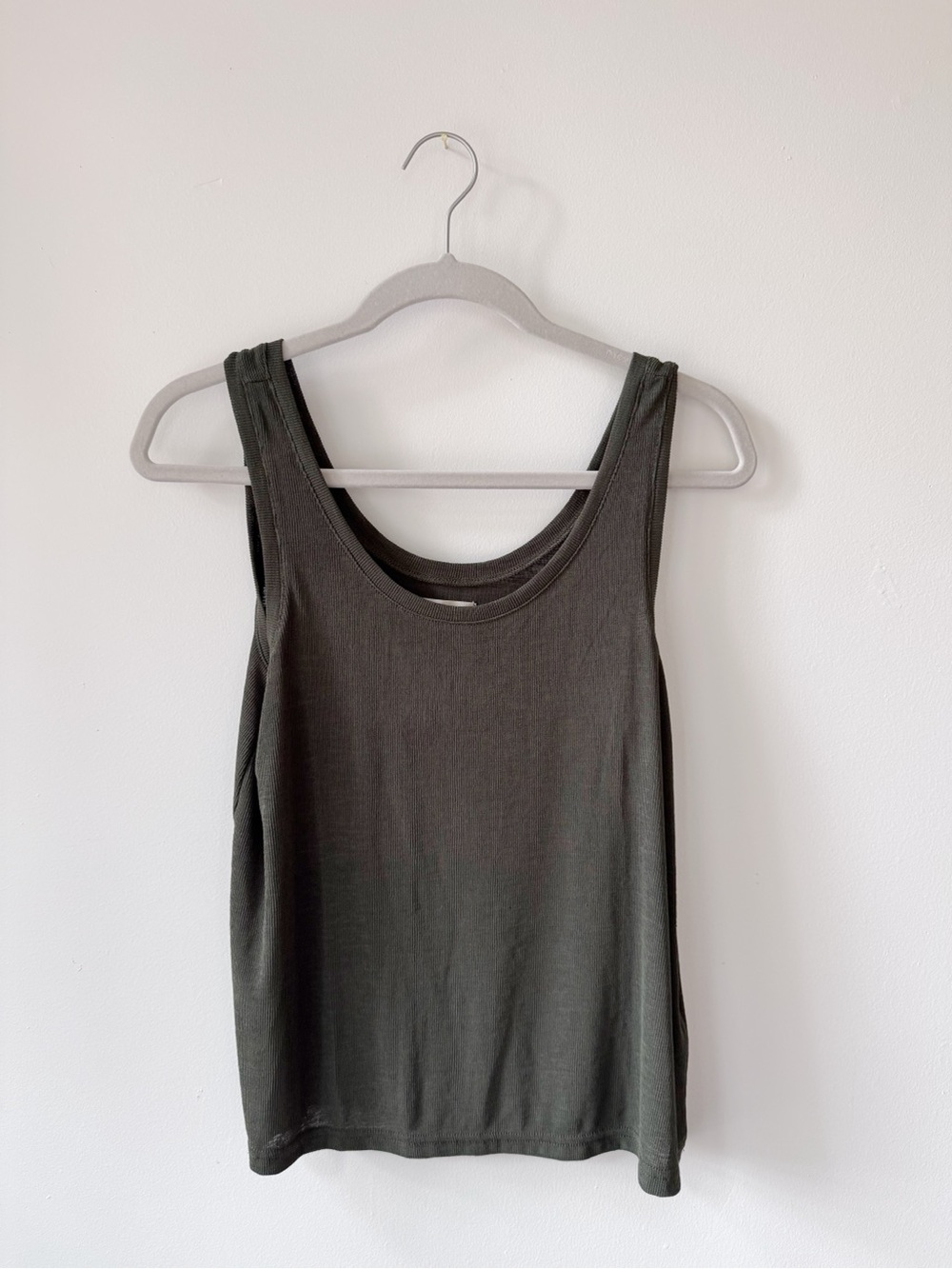 Madewell Olive Green Scoop Neck Tank Top